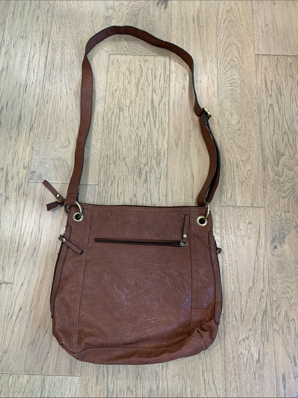 Bueno Brown Ladies Large Ladies Handbag 11 1/2”x13 1/2” - Picture 2 of 5